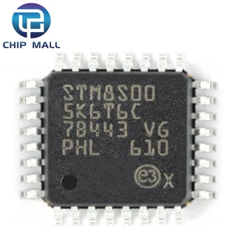 STM8S005K6T6C LQFP-32, 16 Mhz/32 КБ Flash памет/8-битов Микроконтролер MCU на Чип за IC Нов Оригинален Точка