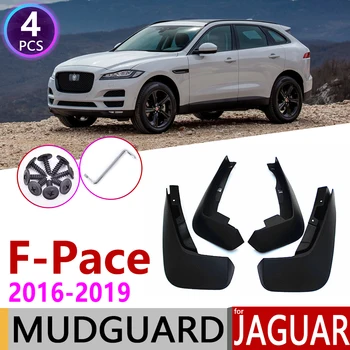 Автомобилни калници за Jaguar F-PACE 2016 2017 2018 2019 FPACE F PACE Калници на крило, защита от брызговиков, Аксесоари за брызговиков