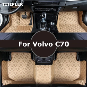 Автомобилни Постелки TITIPLER по Поръчка За Volvo C70 Foot Coche Аксесоари Автомобилни Килими