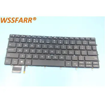 оригиналната клавиатура с подсветка за лаптоп DELL XPS 13 9370, САЩ, черна