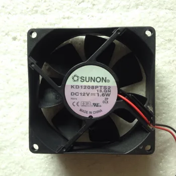 За Sunon 12 1,6 W KD1208PTS2 захранване Корпус PC Охлаждащ Вентилатор 2-Жичен