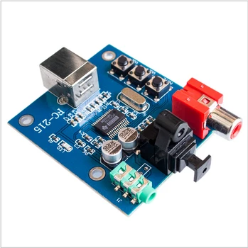 PCM2704 USB КПР на борда на декодер на звуковата карта на S/PDIF 3,5 мм Аналогов изход F/PC board