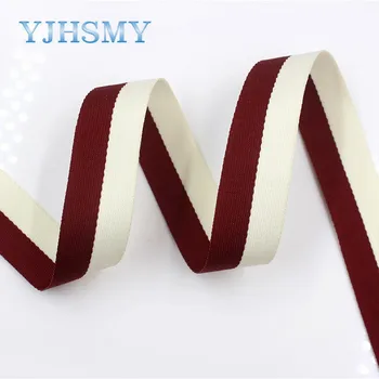 YJHSMY I-181103-128,10 ярда/партия, 25 mm Двустранен два цвята лента в лента, прическа с лък ръчна изработка, материали за опаковане на подарък