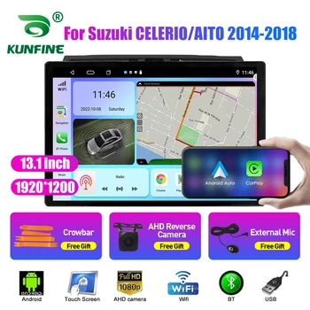 13,1 инча Автомобилен Радиоприемник За Suzuki CELERIO/AITO 2014-18 Кола DVD GPS Навигация Стерео Carplay 2 Din Централна Мултимедиен Android Auto