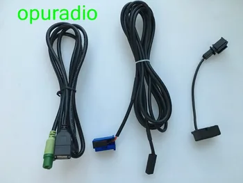 Оригинален Нов Автомобил Радиомикрофон Mic Bluetooth Кабел Aadaptor USB кабел кабел За кола E90 X1 с автомобилен Специалист 1 комплект Безплатна Поща