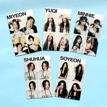 Kpop Idol 6 бр./компл. Lomo Card (G) I-DLE I FEEL Албум картички, Нова колекция от подаръци за любителите на снимки