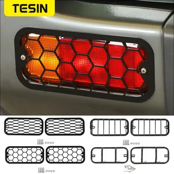 Абсорбатори лампи TESIN за Suzuki Jimny 2007-2017, тампон на задна броня на автомобила, фарове за мъгла, аксесоари за украса на задните фарове за мъгла, фарове