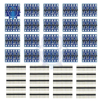 1-10 бр. на 4 Канала IIC I2C Преминете на Логическо ниво Двупосочни Модул за Безопасно Понижаване на напрежение от 3 до 5, Конвертор за Arduino