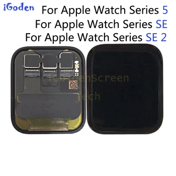 За Apple Watch Серия 5 LCD сензорен дисплей, Дигитайзер, 40 мм/44 мм, Замяна За Apple watch SE SE 2 LCD дисплея