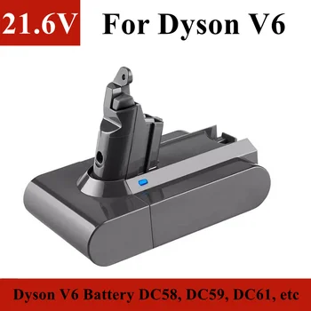 Преносимото батерия 21,6 На Дайсън V6, 6800 mah/9800 ма/12800 ма, се използва за прахосмукачка Дайсън V6 DC58, DC59, DC61, DC62 и т.н