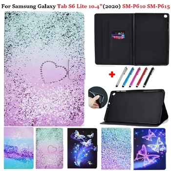 За Samsung Galaxy Tab S6 Lite 10,4 инча SM-P610 P615 Калъф-Книжка с Kawai модел на Калъф за Таблет Samsung Galaxy Tab S6 Lite Калъф