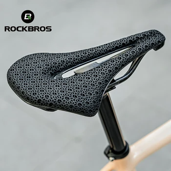 ROCKBROS 3D кормило на седлото с принтом, интегрирана зональная амортизация, удобна седалка за шоссейного велосипед МТВ, резервни части за улицата