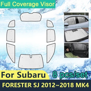 Пълни Седалките Слънчеви Очила За Subaru Forester SJ 2012 2013 2014 2015 2016 2017 2018 Mk4 Автомобилни Аксесоари За Стъкла Козирка Чадър