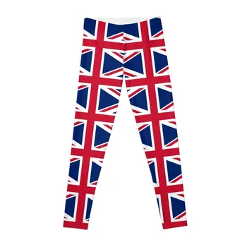 Чорапи с флага на Британския съюз на Джак, гамаши, спортни гамаши, дамски спортни панталони, спортни къси панталони