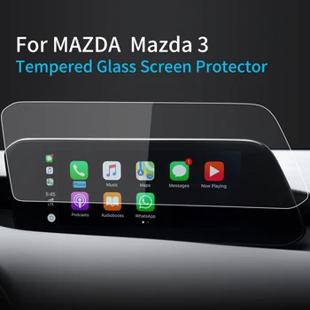 За Mazda 3 протектор на екрана 2022 Конзола от закалено стъкло защитно фолио Навигатор Carplay автомобилни стикери автоматично аксесоари