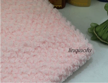 Домашен текстил от полиэстерового кадифе с флорални покритие, боядисан в цветенце, плюшен плат за играчки