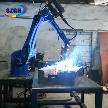 Китайски доставчик на промишлени роботи 6-ос комплект роботизирани манипулатори за автоматично заваряване, лазерно заваряване роботизирана манипулатор за TIG MAG
