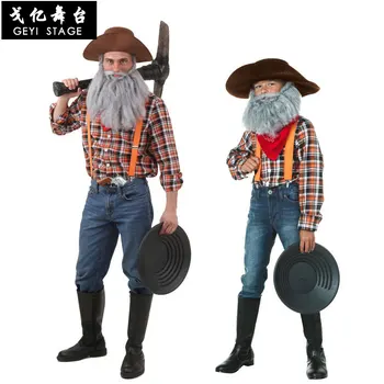 Униформи за cosplay, миньор, костюм на герой от филма Ю Гонг И Шан, униформи за отваряне на добива работи