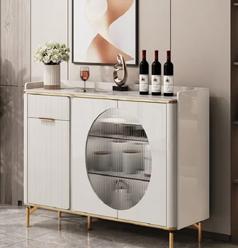 Лесен луксозна маса за хранене, гардероб, модерен и минималистичен вграден кухненски шкаф за съхранение на вино, шкаф за дневна, нов модел на 2023 г.
