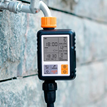 Автоматична LCD дигитален електронен таймер Инструменти за доставяне на вода за поливане на градината на открито Таймер за поливане на Устройството Спринклерный контролер