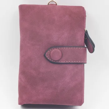 Чанта Love Step, матиран чантата си, жена кратък, малък, свеж, сладък, трикратен женски чантата с няколко карти