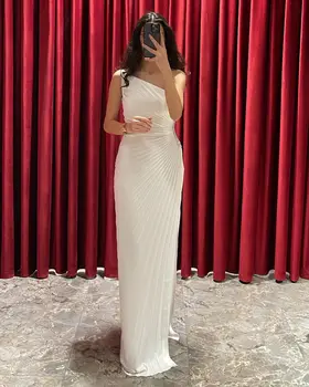 Вечерни рокли на Русалка 2023, женски официалното рокля без ръкави, Елегантна Рокля за абитуриентски бал с кръгло деколте, дълги Рокли трапецовидна форма
