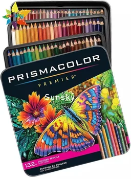 Цветен молив Prismacolor Premier, Sanford, САЩ (3741) Меки, дебели пръчки създават равна цветовата схема за перушина