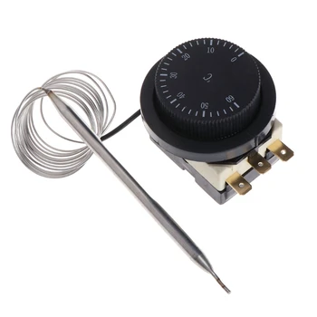 Превключвател за контрол на температурата 250/380 В 16A с капиллярным термостат