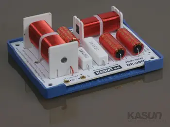 2 елемента KASUN MK-200C 2 Начина за 2 блок 160 W, Hi-Fi аудио говорител Делител на честотата на Кръстосан филтър