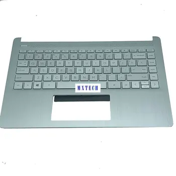 Новата клавиатура за лаптоп HP 14-DQ 14-DQ1043CL 14т-DQ1085TU с поставка за ръце за лаптоп с подсветка L88206-001 Сребрист