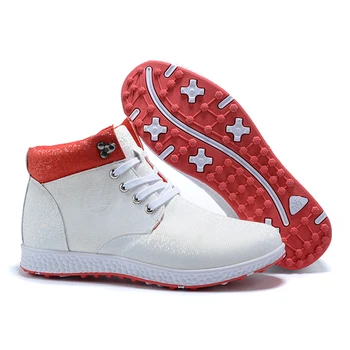 Нова дамски обувки за голф, размер на 35-40, професионални обувки за голф, устойчива на плъзгане обувки, дамски маратонки за ходене